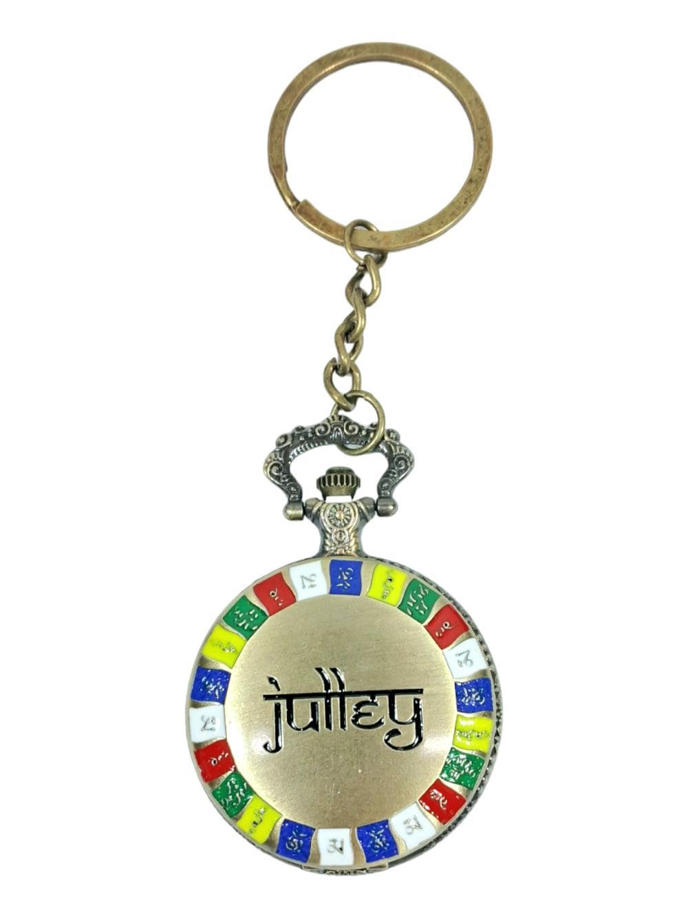 Colour Antique Watch | Metal Keychain | Pocket Watch - ZANSKAR ARTS