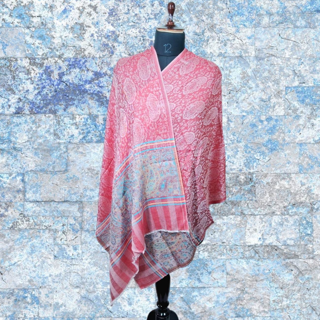 Pashmina Stole | Self Designed Stole | Kani Palla Stole