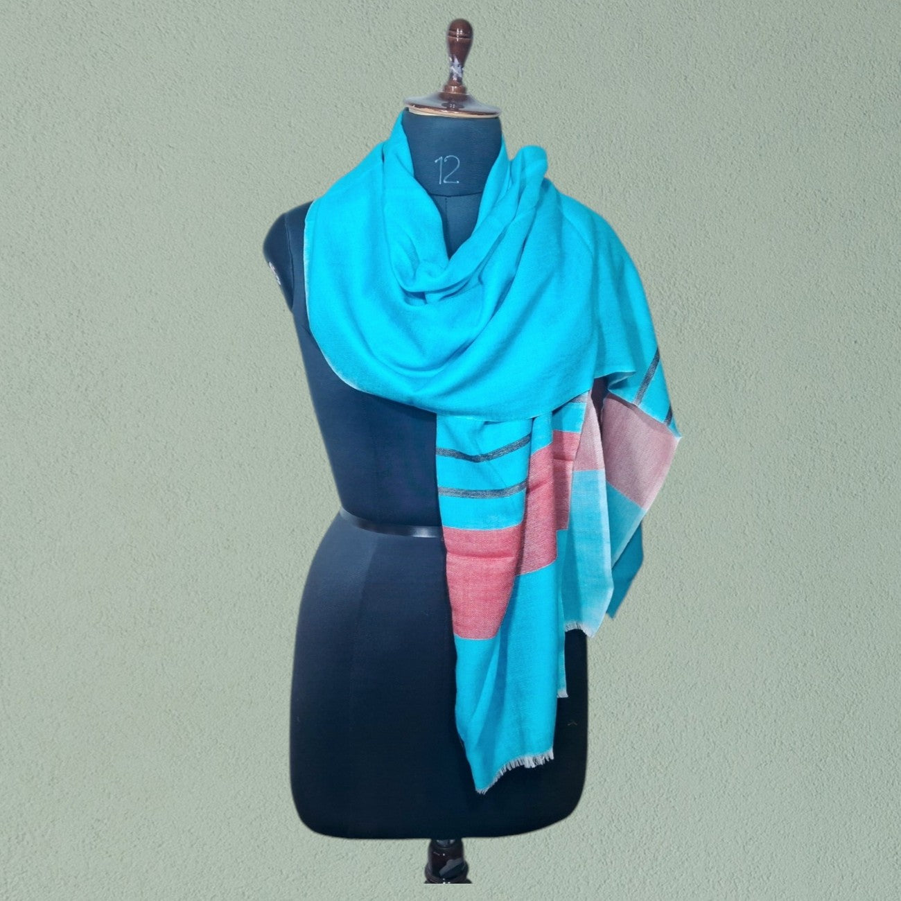 Semi Pashmina Stoles | Neck Scarf | Reversible