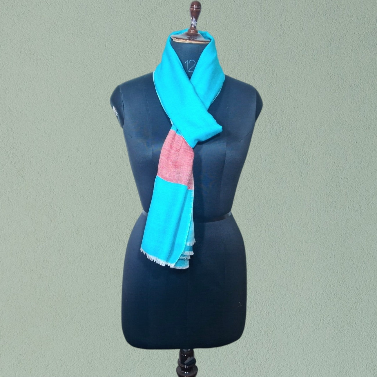 Semi Pashmina Stoles | Neck Scarf | Reversible