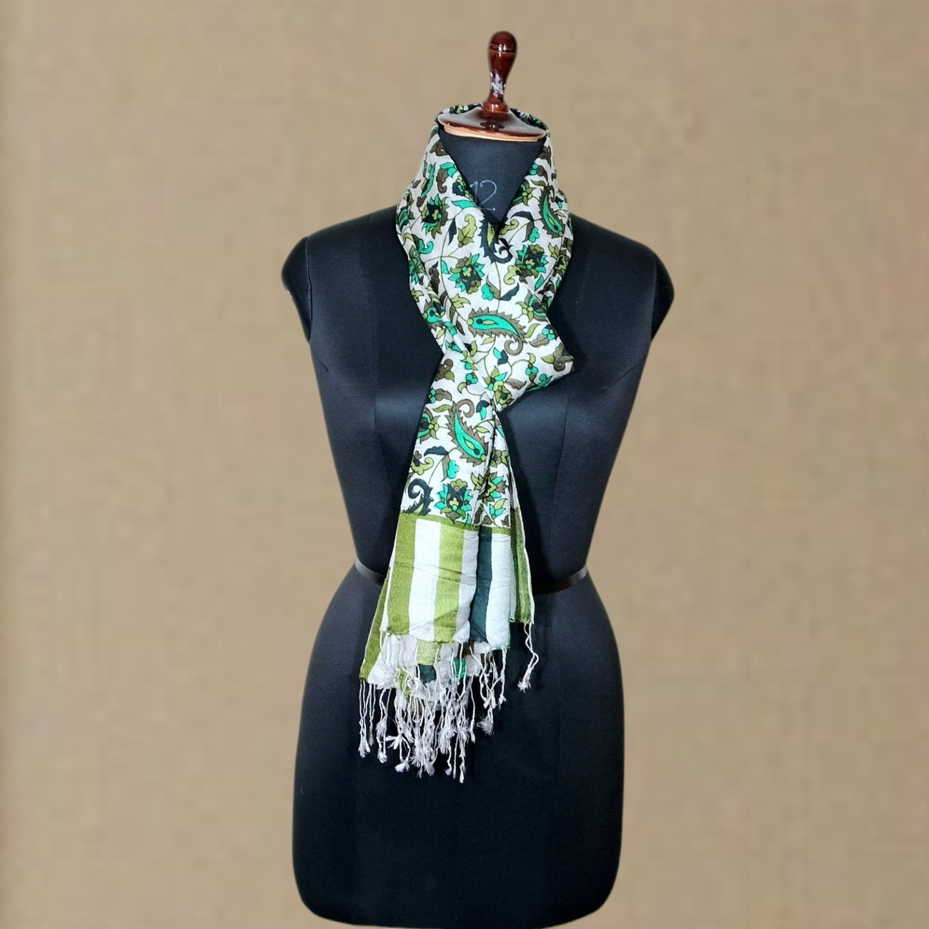 Silk Wool Stole | Large Scarf Wrap | Women Stole