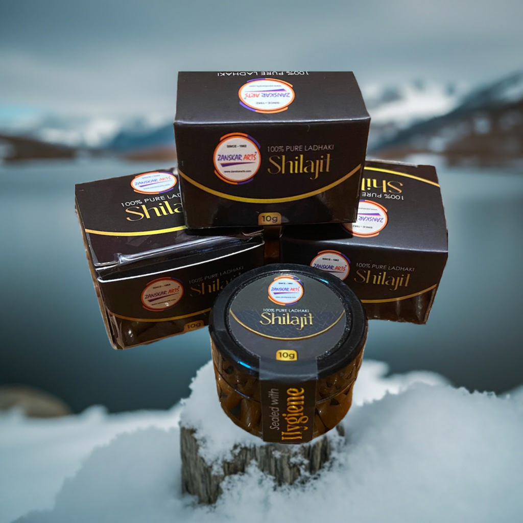 Ladhaki Shilajit | Pure Shilajit | 10 Gram - ZANSKAR ARTS