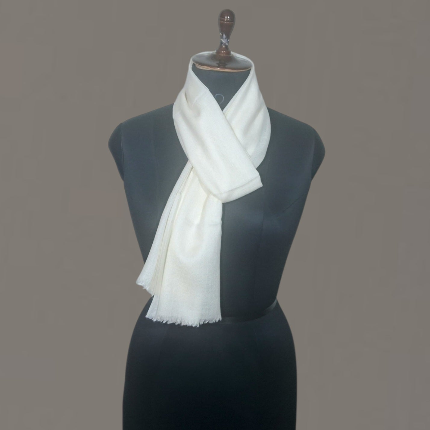 Plain Sami Pashmina | Fine Wool | Muffler - ZANSKAR ARTS