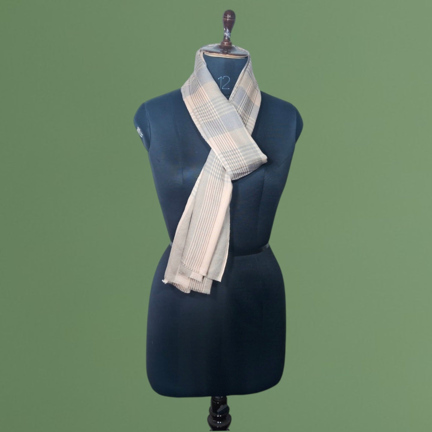 Semi Pashmina Stoles | Neck Scarf | Reversible - ZANSKAR ARTS