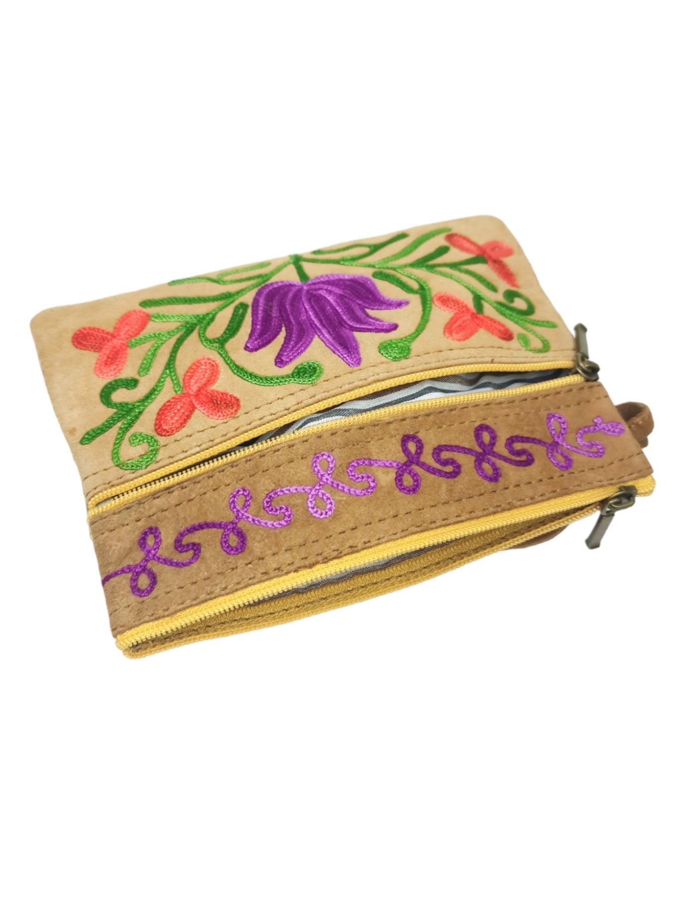 Moroccan Leather Wallet Purse Bag Handbag Antique Embroidered Traditional  Women | eBay