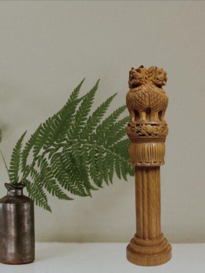 Ashoka Chakra | Wood Ashoka Pillar | Ashoka Stambh