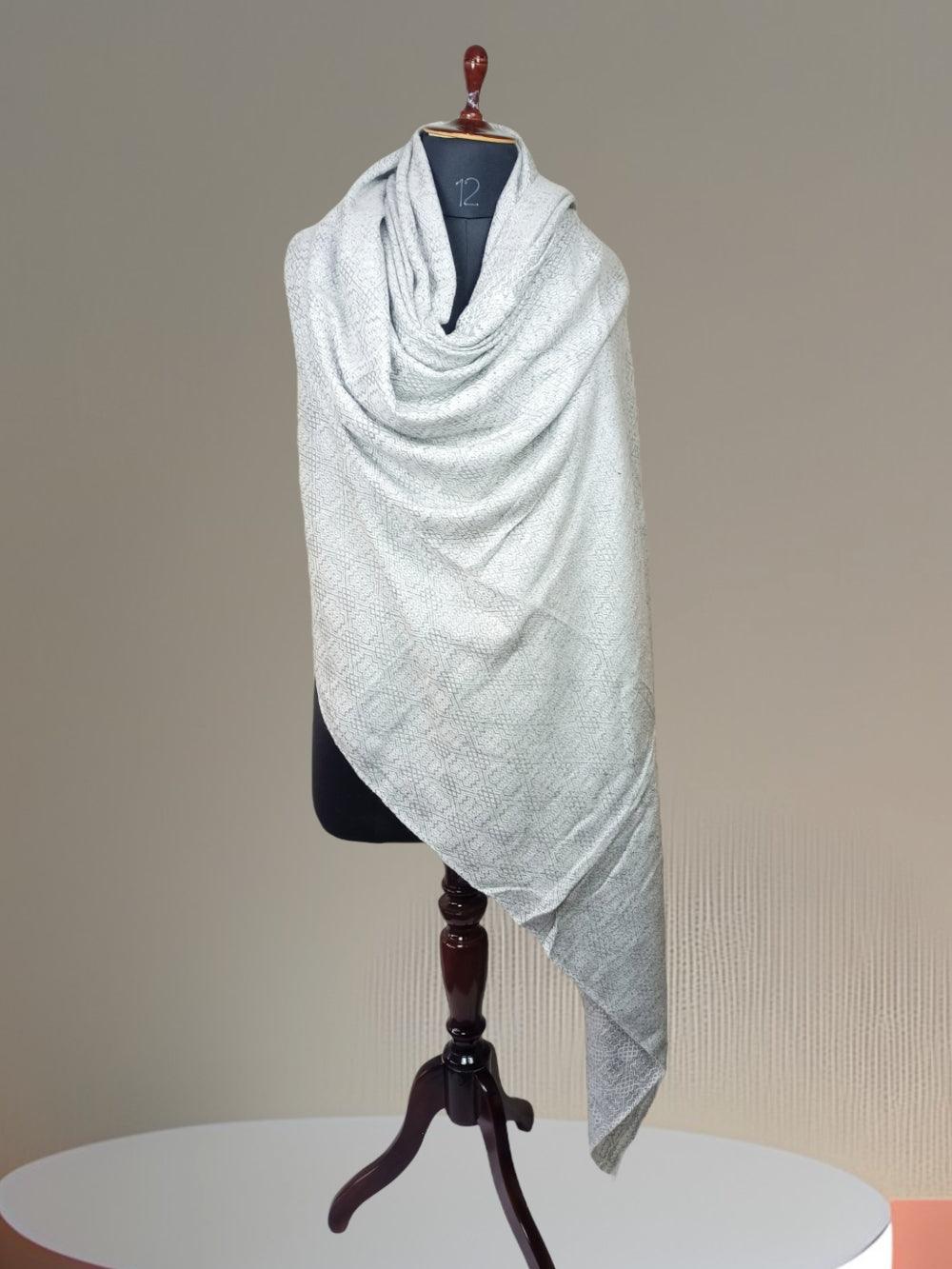 Gents Pashmina Shawle | Pashmina Blanket | Reversible - ZANSKAR ARTS