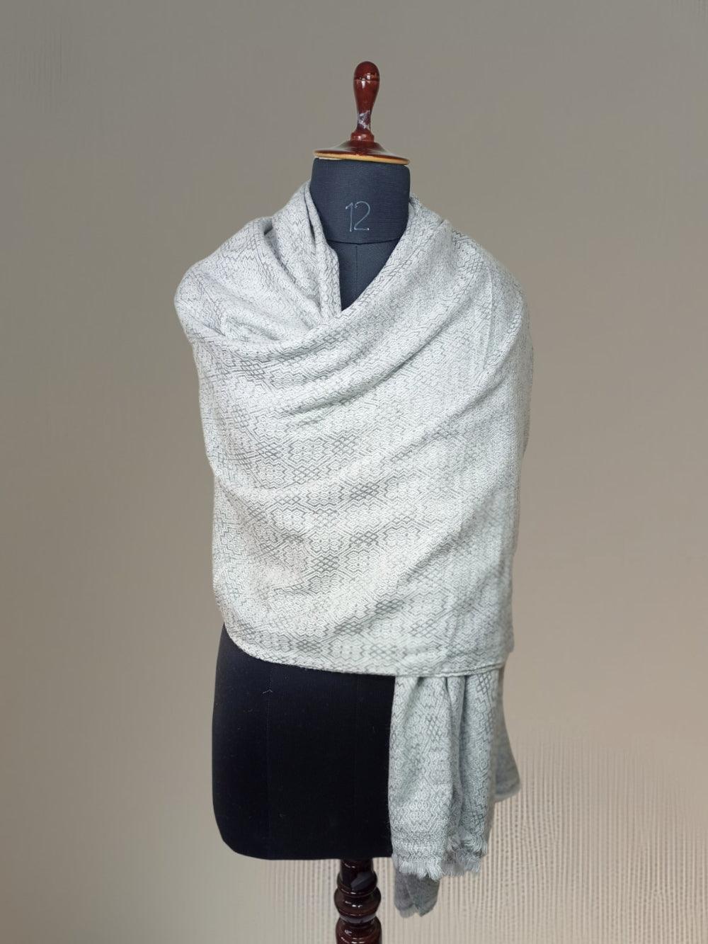 Gents Pashmina Shawle | Pashmina Blanket | Reversible - ZANSKAR ARTS